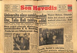 Son Havadis Gazetesi 15 Mart 1961 - Bir Amerikan Tiyatrosu Yakında Ankaraya Gelecek GZ69518 - 2