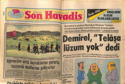 Son Havadis Gazetesi 15 Mart 1980 - Neşe Karaböcek İstanbul Seyircisine Merhaba Diyor GZ56436 - 1