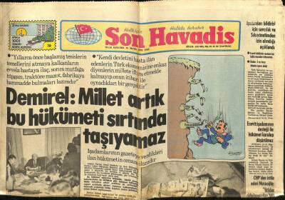 Son Havadis Gazetesi 15 Mayıs 1979 - Demirel Millet Artık Bu Hükümeti Sırtında Taşıyamaz GZ65506 - 2