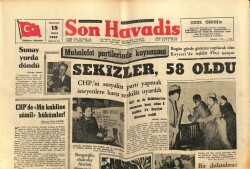 Son Havadis Gazetesi 15 Nisan 1967 - Bugün Gövde Gösterisi Yapılacak Olan Kayseride Teşkilat 8leri Tutuyor GZ65768 - 1