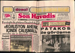 Son Havadis Gazetesi 15 Nisan 1973 - Kraliçe Elizabeth İsraile Yüzen Bir Kale İle Gidecek GZ69231 - 1
