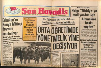 Son Havadis Gazetesi 15 Ocak 1981 - Ziya-ül Hak Sivil Yönetim Kurmayı Düşünmüyor GZ97960 - 1