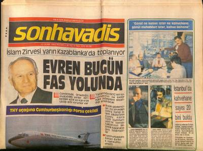 Son Havadis Gazetesi 15 Ocak 1984 - Evren Bugün Fas Yolunda - SSCB Müslümanlara Baskıyı Artırıyor... GZ121067 - 1