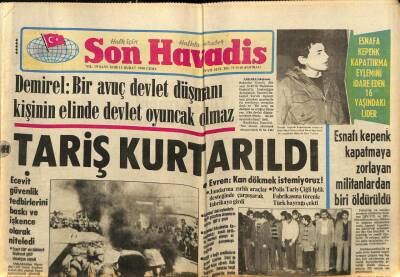 Son Havadis Gazetesi 15 Şubat 1980 - Müjde Ar, Sahneyi Daha Çok Seviyorum GZ80477 - 1