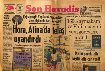 Son Havadis Gazetesi 15 Temmuz 1976 - Emel Sayın Taklitçilik Bence Sanat Değildir GZ99031 - 1