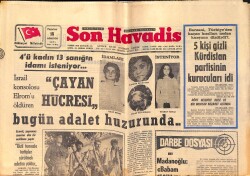 Son Havadis Gazetesi 16 Ağustos 1971 - Renault-12 Bugün Piyasaya Çıkıyor - Türkiye'nin En Büyük 100 Firması Açıklandı GZ158775 - Gökçekoleksiyon