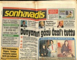 Son Havadis Gazetesi 16 Aralık 1983 - Çin Devlet Başkanı Türkiyeye Gelecek GZ102285 - 1