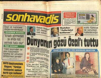 Son Havadis Gazetesi 16 Aralık 1983 - Çin Devlet Başkanı Türkiyeye Gelecek GZ102285 - 1