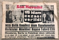 Son Havadis Gazetesi 16 Eylül 1961 GZ673 - 2