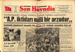 Son Havadis Gazetesi 16 Kasım 1963 - Enrico Macias İstanbula Geldi GZ65338 - 1