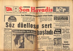 Son Havadis Gazetesi 16 Mayıs 1966 - Asal , Bölükbaşı'nın Kişiliğini Ortaya Koydu GZ158804 - Gökçekoleksiyon