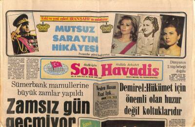 Son Havadis Gazetesi 16 Ocak 1979 - Eyfel Kulesindeki 1001 Gece Şovu Zenginlerin Evlerinde Sürdürülüyor GZ91695 - 1
