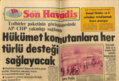 Son Havadis Gazetesi 16 Ocak 1980 - ABD Şahın İrana İadesinin İmkansız Olduğunu Açıkladı..Amerikalı Gazeteciler İrandan Sınır dışı Edildi GZ59143 - 1