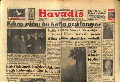 Son Havadis Gazetesi 16 Şubat 1958 - CHP Gurup Toplantısı Fiyasko İle Neticelendi GZ59545 - 1