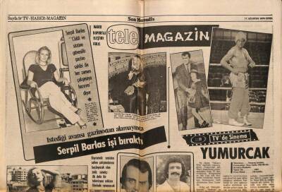 Son Havadis Gazetesi 17 Ağustos 1979 - Serpil Barlas İşi Bıraktı GZ99165 - 1