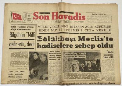 Son Havadis Gazetesi 17 Aralık 1966 - Kıbrısa Silahları Rusya Yolluyor GZ60296 - 1