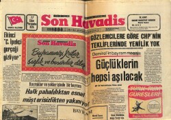 Son Havadis Gazetesi 17 Ekim 1974 - Neşe Karaböcek'lerin Saltanatı Sürüyor - Akşehirli Avcılar Av Mevsimini Açtılar GZ160272 - Gökçekoleksiyon