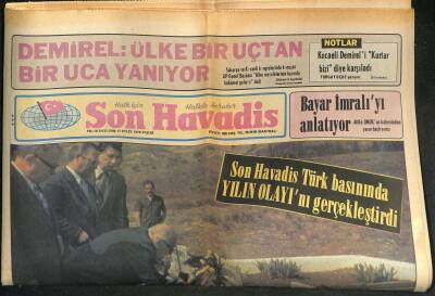 Son Havadis Gazetesi 17 Eylül 1978 - Celal Bayar İmralıda Hasret Giderdi - Muhammed Ali Clay En Büyük GZ120957 - 1