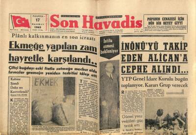 Son Havadis Gazetesi 17 Haziran 1963 - Egesel Yarı Yaşında Biz Kızla Evleniyor - İlk Kadın Astronot Fezaya Gönderildi GZ121003 - 1