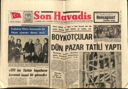 Son Havadis Gazetesi 17 Haziran 1968 - Başbakan Kıbrıs Konusunda Bir Alman Ajansına Demeç Verdi GZ65547 - 2
