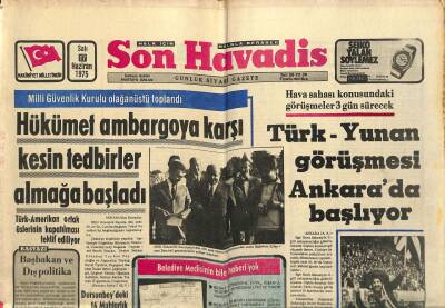Son Havadis Gazetesi 17 Haziran 1975 - Amigo Orhan Adam Öldürdü - Sadık Tekin Müftüoğlu Toprağa Verildi GZ120965 - 1