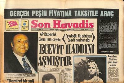 Son Havadis Gazetesi 17 Haziran 1977 - Yıllık Traktör Üretimi 300 Bine Çıkartılacak GZ88423 - 1