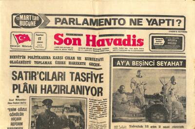 Son Havadis Gazetesi 17 Nisan 1972 - Sabri Kiraz Ceza Kuruluna Verildi - Komisyon İdamları Bugün Görüşülüyor GZ106959 - 1