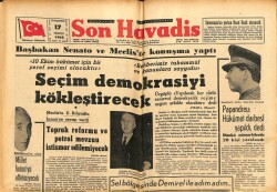Son Havadis Gazetesi 17 Temmuz 1965 - Sel Bölgesinde Demirel İle Adım Adım... Ankara-İstanbul Yolu Bugün Trafiğe Açılacak GZ102291 - 1
