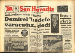 Son Havadis Gazetesi 18 Ağustos 1965 - Yunanistan Enosisten Ümidi Kesti GZ102279 - 2