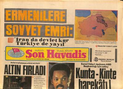 Son Havadis Gazetesi 18 Ağustos 1983 - Hiltonda Nükhet Duru Keyfi GZ87551 - 1