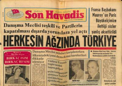 Son Havadis Gazetesi 18 Ekim 1981 - Yılmaz Güneyin Yurtdışına Kaçtığı İhtimali Kuvvetli GZ69090 - 1