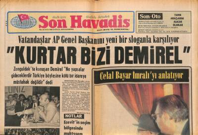 Son Havadis Gazetesi 18 Eylül 1978 - Son Kara Murat Filminde Nefes Kesen Sahneler Var GZ88429 - 1