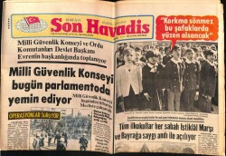 Son Havadis Gazetesi 18 Eylül 1980 - Emel Sayın Sahnede Hayranları İle GZ69237 - 1
