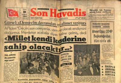 Son Havadis Gazetesi - 18 Haziran 1965 - Komünizm Meselesi ve CHP - Marmara Bisiklet Turu GZ124253 - 1