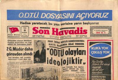 Son Havadis Gazetesi 18 Haziran 1971 - Kongrede Bozbeyli İle Bilgiç Çatışacak GZ74143 - 1