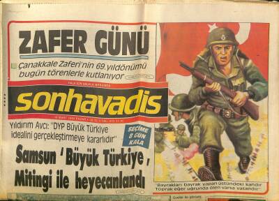 Son Havadis Gazetesi 18 Mart 1984 - Necdet Calp SODEP Bir Salatadır - YDP Kendini Fesh Ederek ANAPye Katıldı GZ121090 - 1