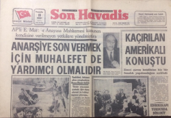 Son Havadis Gazetesi 18 Şubat 1971 - Kaçırılan Amerıkalı Konuştu - GZ12161 - 1