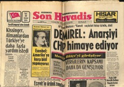 Son Havadis Gazetesi 18 Şubat 1975 - Şaki Özbay ''Ben Bu Kadar Adam Öldürmedim'' - Ford Kongreyi Yine Kınadı GZ160273 - Gökçekoleksiyon