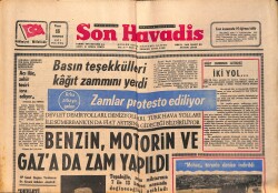 Son Havadis Gazetesi 18 Temmuz 1971 - Gezmiş Ve Arkadaşlarının Sorgusuna Dün Başlandı GZ158784 - Gökçekoleksiyon