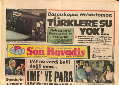 Son Havadis Gazetesi 19 Ağustos 1983 - Celal Bayara Antika Baston Hediye Edildi GZ87550 - 1