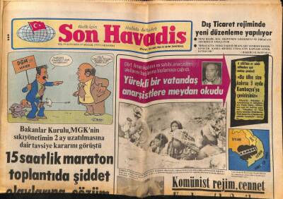 Son Havadis Gazetesi 19 Aralık 1979 - Devlet Bakanı Orhan Eren Kızını Nişanladı GZ74130 - 1