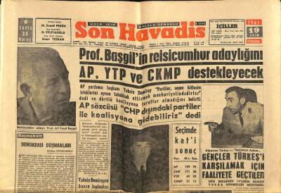 Son Havadis Gazetesi 19 Ekim 1961 - İki Bakan Kayseri Cezaevini Teftiş Etti GZ74199 - 1