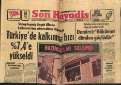 Son Havadis Gazetesi 19 Ekim 1975 - AP Fatih İlçe Binasına Gece Dinamit Atıldı GZ160277 - Gökçekoleksiyon
