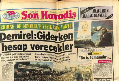 Son Havadis Gazetesi 19 Eylül 1979 - Bülent Ersoy 45 Dakika Ekstra Program İçin 350 Bin Lira İstedi GZ65360 - 2