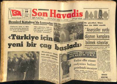Son Havadis Gazetesi - 19 Haziran 1966 - Harb Oyunların Yarın Başlıyor - İki Yeni Gübre Fabrikası Kuralacak GZ124221 - 1