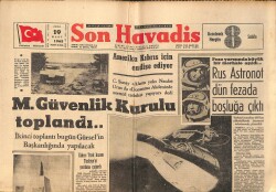 Son Havadis Gazetesi 19 Mart 1965 - TRT Hakkında Meclis Araştırması İstendi - M.Güvenlik Kurulu Toplandı.. GZ158810 - Gökçekoleksiyon