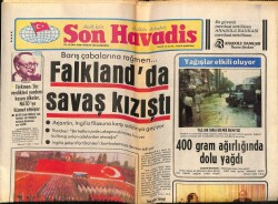 Son Havadis Gazetesi 19 Mayıs 1982 - Serpil Barlas , New York Lottodan Antika Bir Otomobil Kazandı GZ69762 - 1