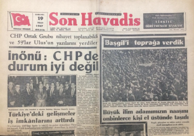 Son Havadis Gazetesi 19 Nisan 1967 - İnönüCHPde Durum İyi Değil - GZ12811 - 2