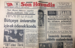 Son Havadis Gazetesi 19 Ocak 1970 Galatasarayı İstanbul Sporda Devirdi - GZ12112 - 2
