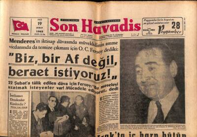 Son Havadis Gazetesi 19 Şubat 1963 - Necdet Uğurun Belediye Reisliği Müsbet Karşılandı GZ73965 - 1